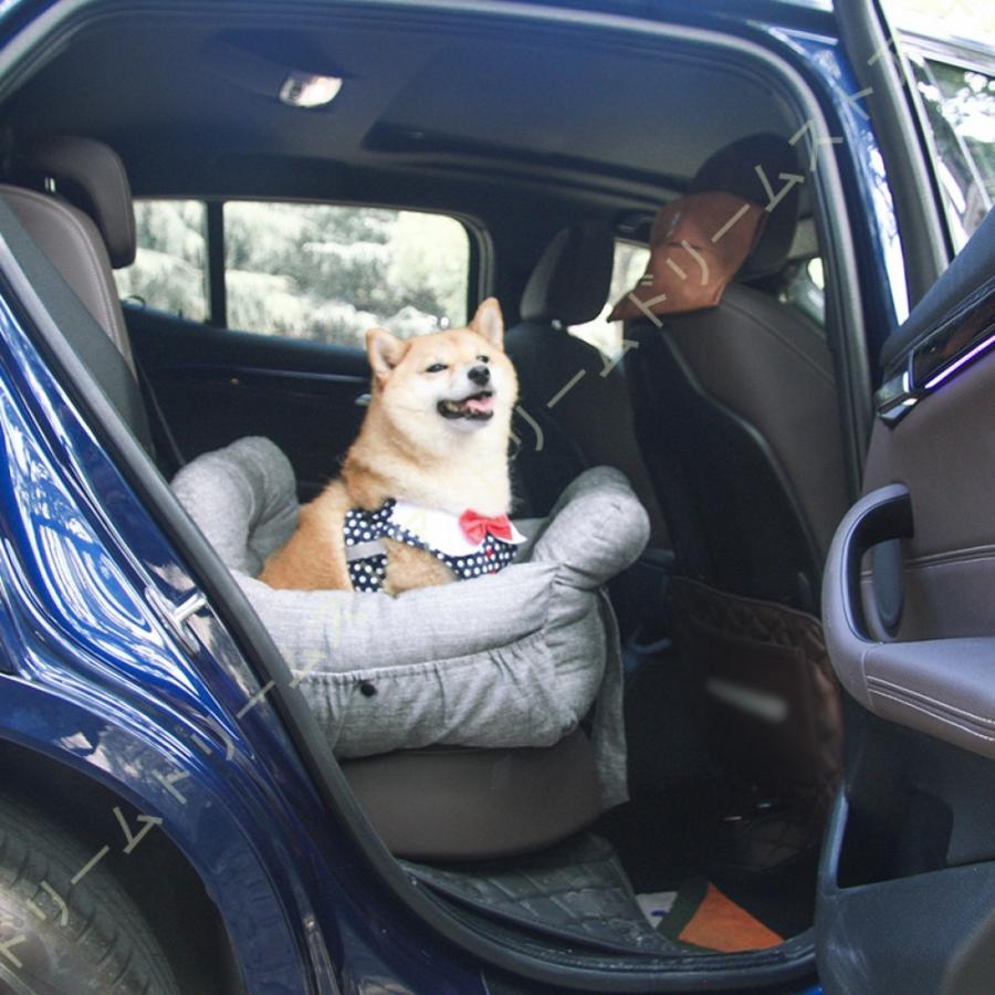 車載用ソファー 車用ペットシート シート デラックス 全種犬 老犬 耐噛み ドライブベッド 犬用品 水洗い 実用性 ワンちゃん ペットシート 耐摩耗性 子犬 