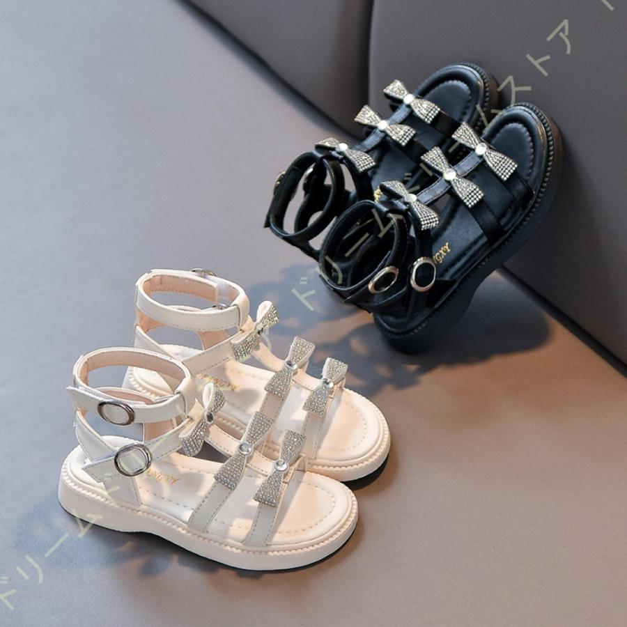 サンダル 女の子 マジックテープ キッズ サマーサンダル オープントゥ ラインストーン 蝶結び リゾート クッション性 子供靴 歩きやすい 卒入園式 通気 軽量 Cjeoei4wfd 子ども服 シューズ Www Hmihospitech Com