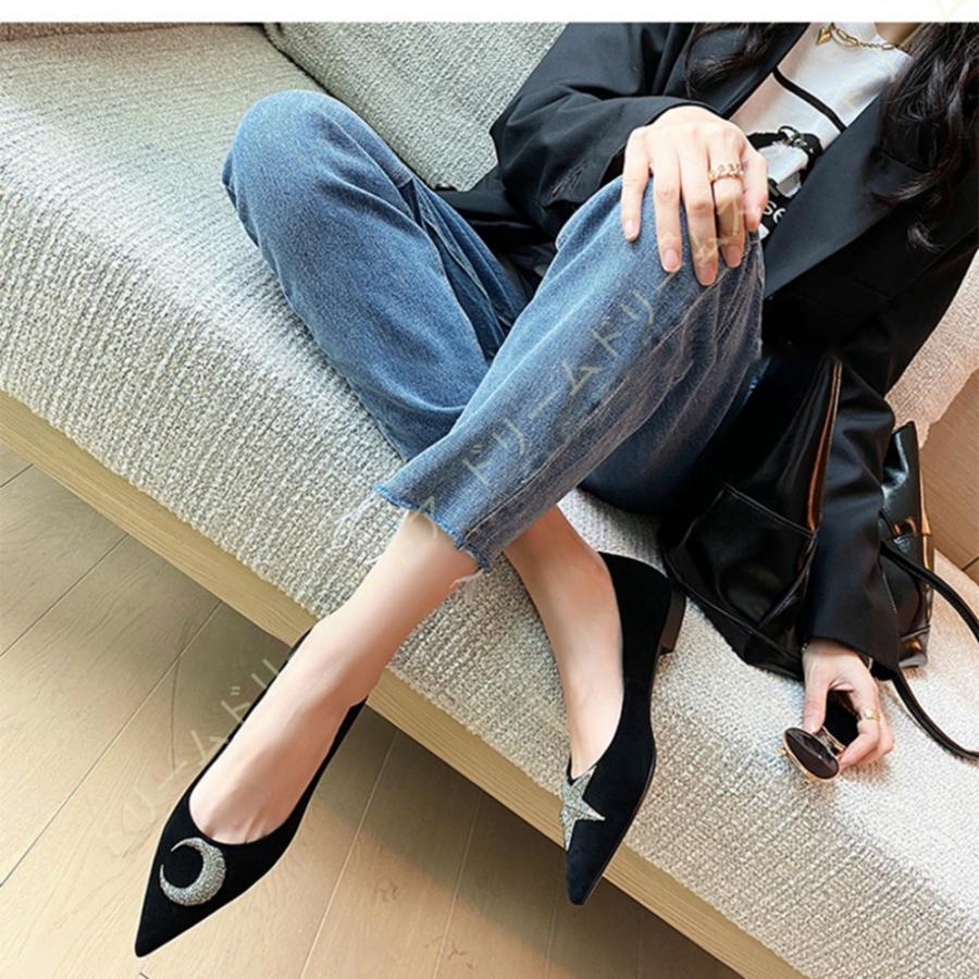 信頼 パンプス 金属飾り パンプス フラットシューズ レディース 春 夏 秋 冬 ぺたんこ ローヒール ビジネスパンプス シンプル おしゃれ 履きやすい 出勤 婦人靴 安い Dayanandbharati Com