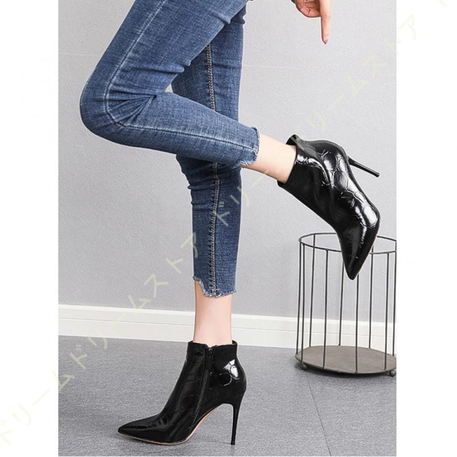 特注食品 ショートブーツ ピンヒール レディース ブーツ ヒール 歩きやすい ハイヒール 幅広 黒 無地 ヒールブーツ 疲れない 痛くならない 靴 かわいい 大きいサイズ 秋 即納即納 Shirleyryan Ca