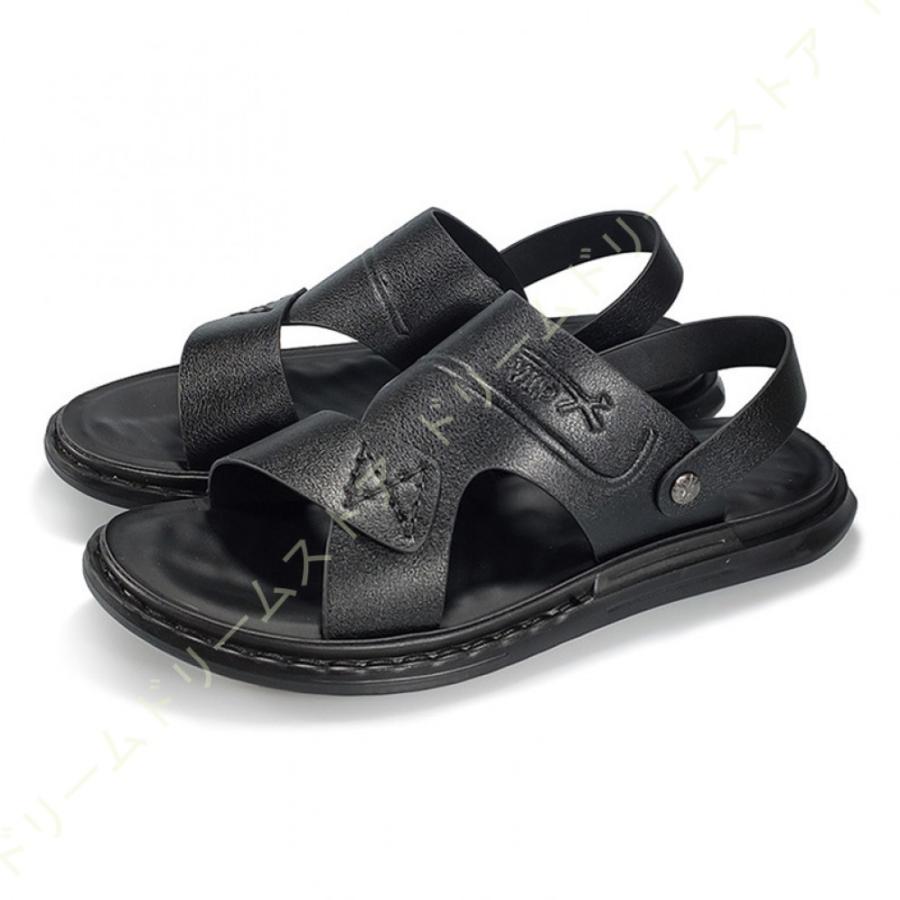 サンダル メンズ 革 ビーチサンダル オフィスサンダル スリッパ お洒落 軽量 滑り止め 幅広 スタイリッシュ コンフォートサンダル 柔らかい コンフォート Ota4lyulgy Bmpestate Com