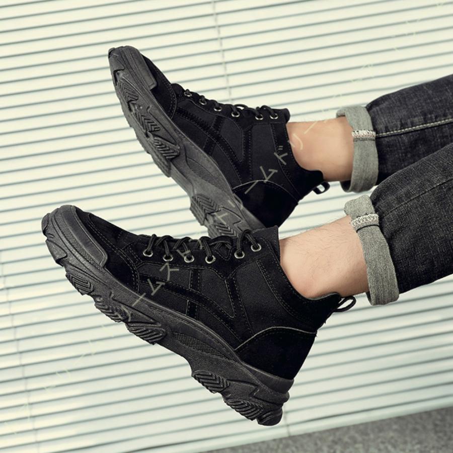 ワークブーツメンズシューズ靴メンズファッションショートブーツ ハイカット 紳士靴 厚底 カジュアルシューズ 春夏秋 防水 防滑 エンジニアブーツ