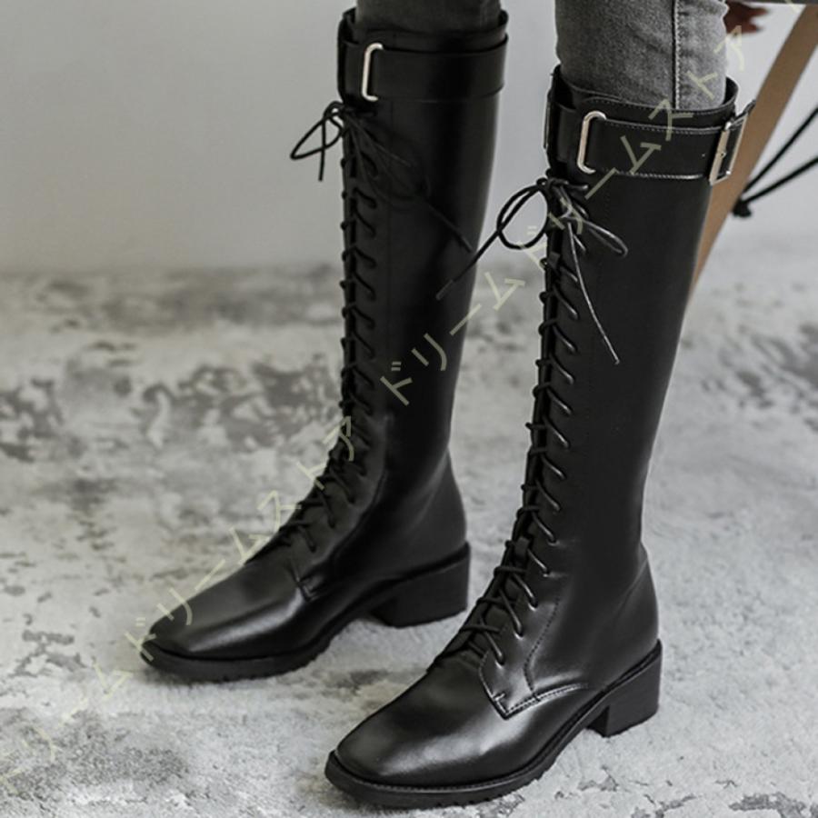 大特価 かっこいい 編み上げブーツ レディース ヒール3 5cm ロングブーツ バックジップ コスプレブーツ 仮装 イベント レースアップブーツ ロング ブーツ 黒 正規品 Riverchocolate Com