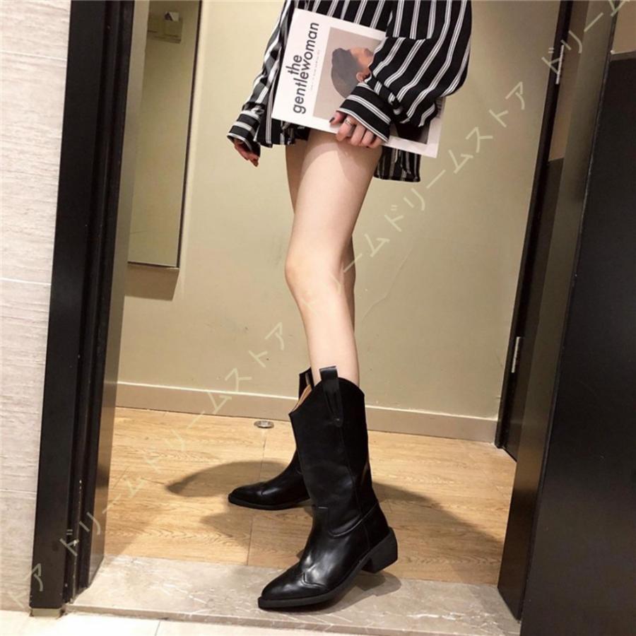 新作からsaleアイテム等お得な商品満載 レディースブーツ 黒 シューズ 女性 ハーフブーツ ローヒール 靴 太いヒール レディース靴 ウエスタン ブーツ ポインテッドトゥ レディースシューズ 太めヒール レディースブーツ レディースシューズ 太めヒール ブーツ Www Ja
