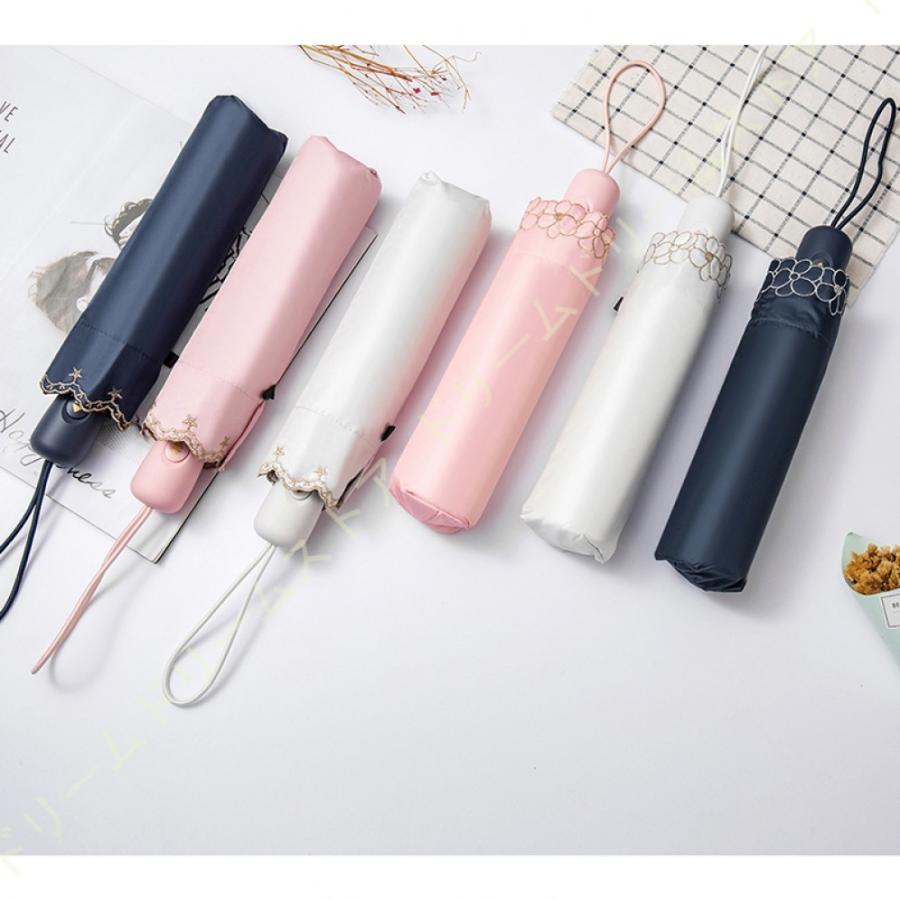 日傘 完全遮光 折りたたみ 傘 レース付き おしゃれ 折りたたみ傘 レディース 日焼け防止 Uvカット 紫外線対策 遮光 折り畳み傘 紫外線遮蔽晴雨兼用 Chhddglq1r ファッション Phoenix Ge