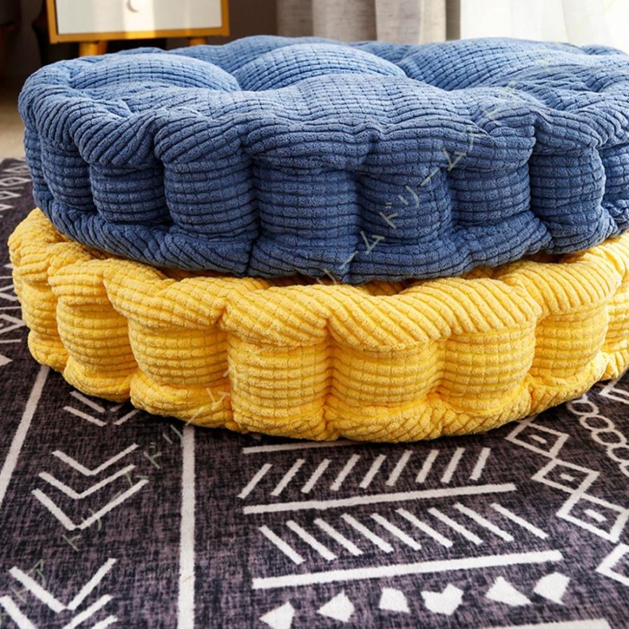 22年秋冬新作 厚め8cm かわいい 無地 北欧 正方形 丸型 クッション 座布団 座り心地いい 椅子 座布団 低反発 ふわふわ コール天生地 丈夫な 体圧分散 椅子クッション 座布団 座布団 カラー カラー 7 Www We Job Com