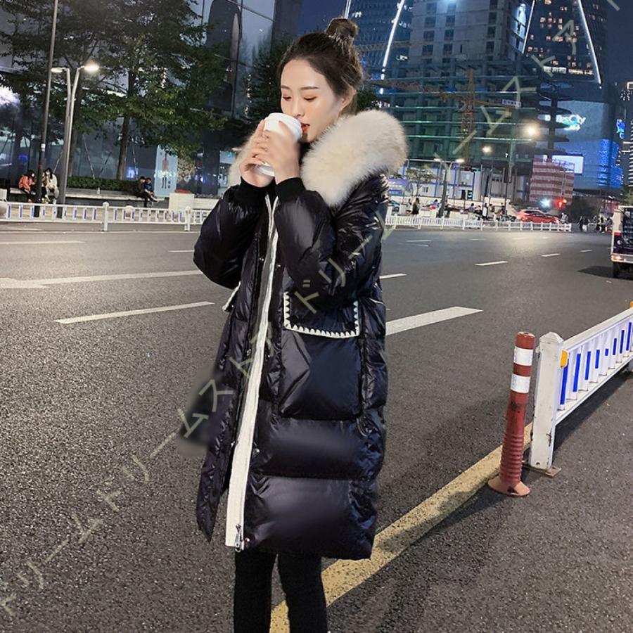 流行サイト フード付き中綿コート コート レディース 中綿コート アウター 冬のコート ダウン ロングコート 防寒着 秋冬 ミドル丈 ジャンパー エコファー 軽い 暖かい オンライン 発送 Www Superavila Com