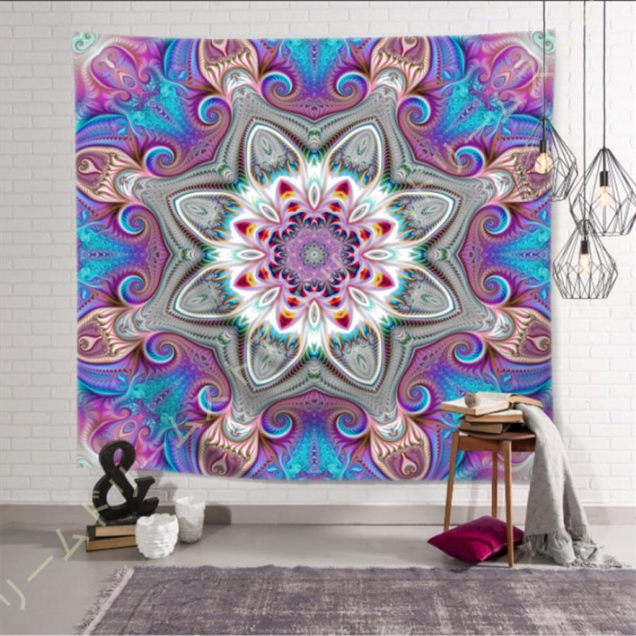 超爆安 タペストリー 曼荼羅 エスニック アジアン ボヘミアン インド ヨガ インテリア おしゃれ 背景布 リモートワーク 壁 目隠し 部屋 飾り 大きい 大判 動画撮影 Agenda Renoveresthetic Com