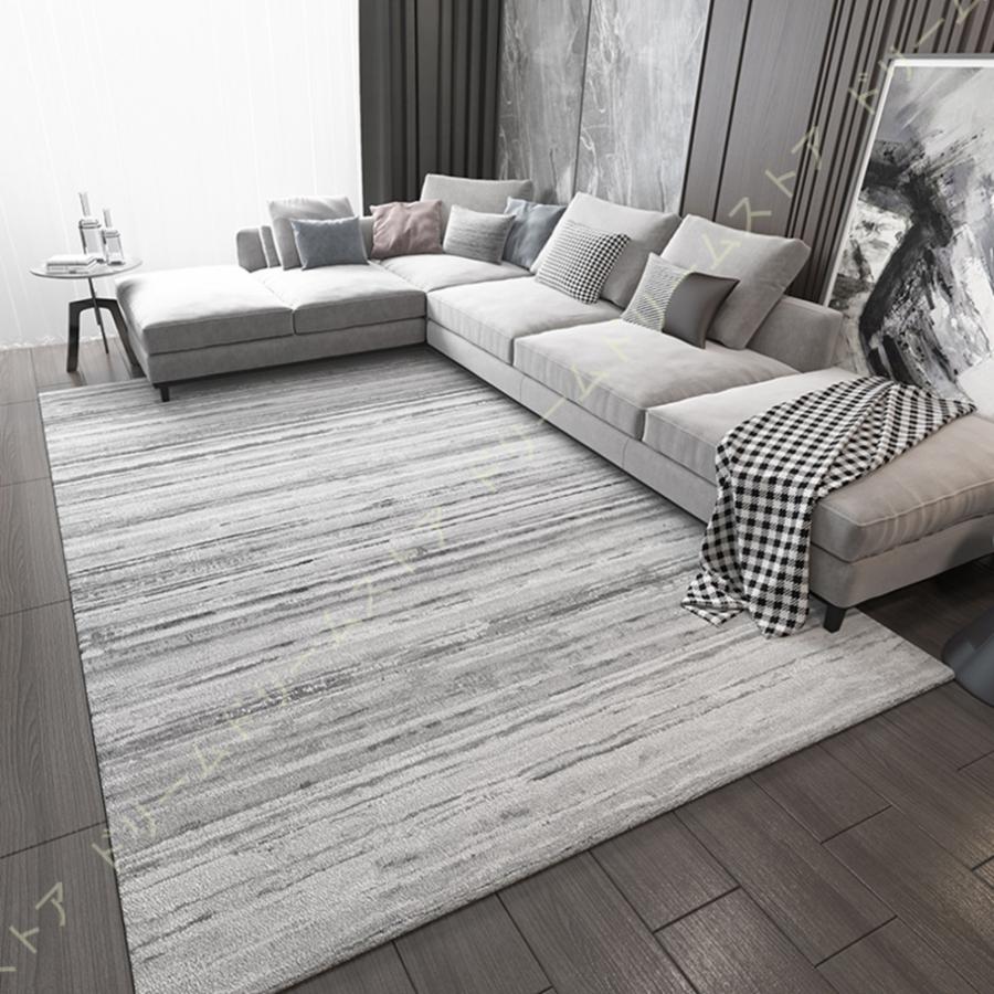 ラグ ラグマット 長方形 さらさら 絨毯 じゅうたん 滑り止め カーペット 約 1畳 2畳 グレー 無地 厚手 低反発 洗える ラグ ひんやり 心地良い オールシーズン