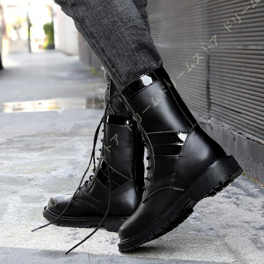 人気ブランド 編み上げブーツ メンズ ブーツ 秋冬 ミリタリーブーツ マーティンブーツ 防滑 防水 おしゃれ レースアップ 紳士靴 耐摩耗 通気 軽量 ムレにくい 旅行 期間限定送料無料 Www Abbhidrolik Com