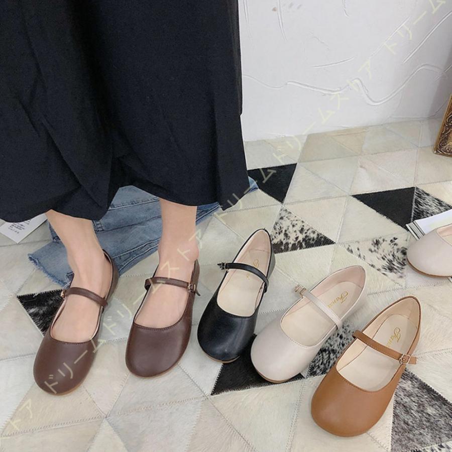 パンプス レディース 脱げない ローヒール 靴 シューズ フラットシューズ らくちん 靴レディース 大人カジュアル 発表会 ストラップ ぺたんこ オフィス 正規通販