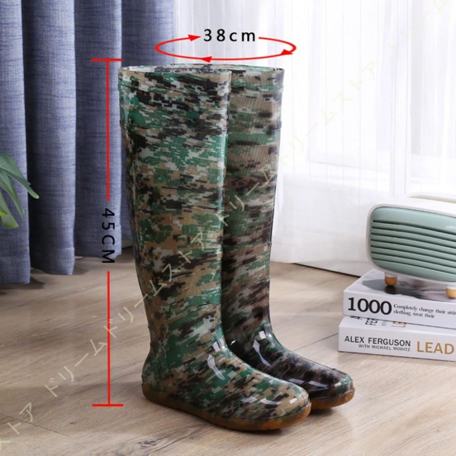 史上一番安い レインブーツ メンズ 長靴 グリーン 緑 完全防水 雨の日 おしゃれ