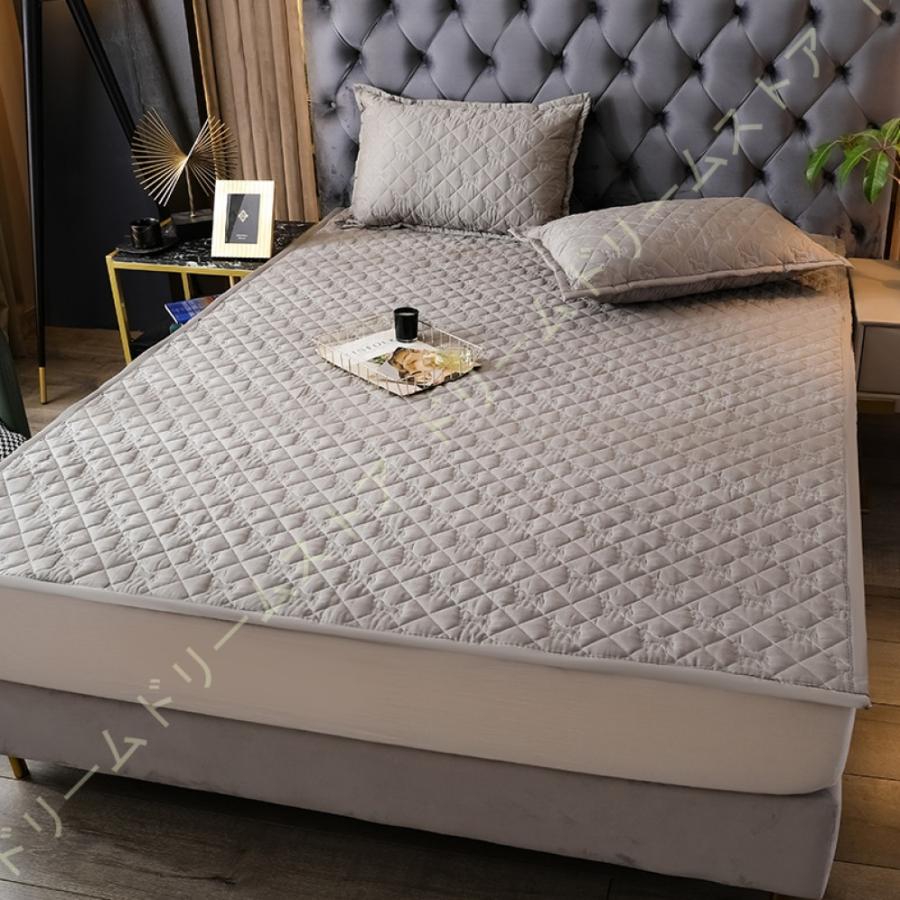 限定販売 敷パッド 綿100 軽量 敷きパッド 敷きパット 敷パット しきパッド ダブル シングル 綿 綿100 綿パイル ベッドパッド オールシーズン 滑り止め すべり止め 敷きパッド カラー ホワイト Safecity uiginfo Com