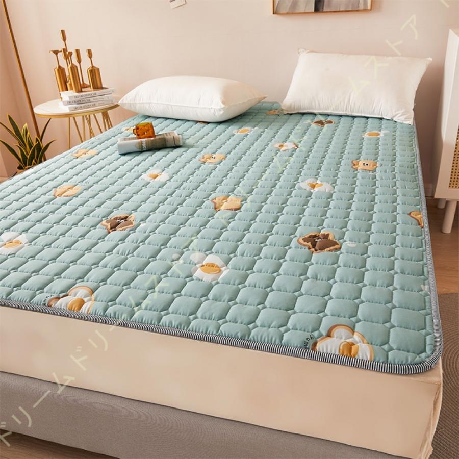 在庫有 清潔 ウォッシャブル べたつきたくない人 吸汗通気 お肌優しい 夏 洗濯機対応 シングル 敷きパッド ベッドパッド 衛生 吸湿性 ソフトマット べっどぱっど 敷きパッド カラー 11