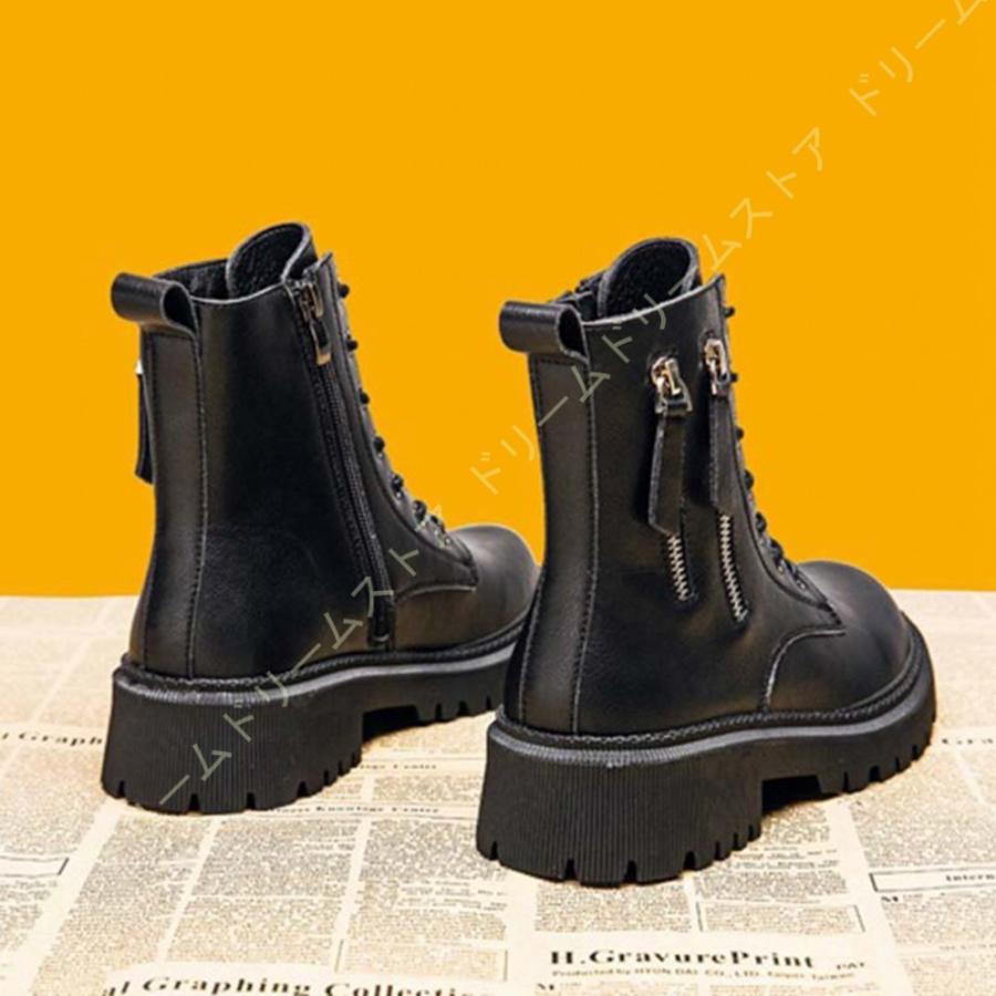 アウトレット 送料無料 マーティンシューズ ショートブーツ 冬用 レディーズ 裏ボア 防寒 保暖 ウィンターブーツ 革靴 編み上げブーツ スノーブーツ 綿靴 レースアップ 歩き安い スノーシューズ ブーツ サイズ 22 5cm Www Mobilite Fr Sodexo Com