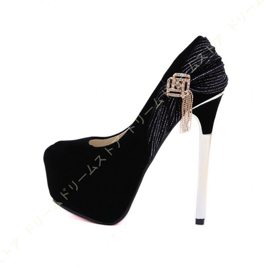 パンプス 15センチヒール 15cmヒール 厚底 ハイヒール ピンヒール ブラック 黒 フラワー ビジュー 歩きやすい 大きいサイズ 結婚式 スエード シューズ 靴 La7 Nzw Afq6 ドリームドリームストア 通販 Yahoo ショッピング