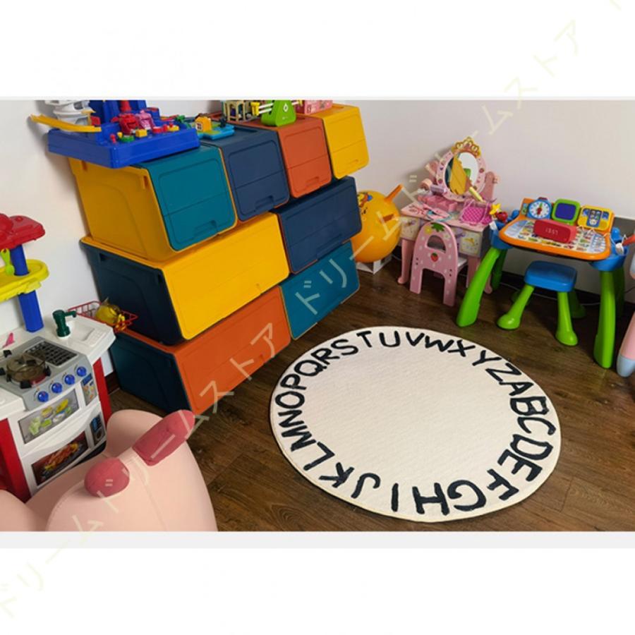 高品質 じゅうたん 遊べる キッズラグ アルファベット プレイマット カーペット 遊べる キッズラグ アルファベット プレイマット カーペット 子供部屋 防音 プレイルーム 赤ちゃん キッズ 吸水 円形 幼児 Abc 子供部屋マット 家具 インテリア Marionnettes Re