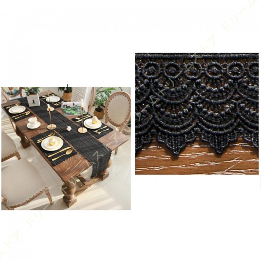 手作りのかぎ編み テーブルランナー 食卓カバー インテリア ボヘミア風 北欧 タッセル付き レーステーブルランナー 食卓ランナー 無地 おしゃれ モダン O8y Dgr Mh0brt ドリームドリームストア 通販 Yahoo ショッピング