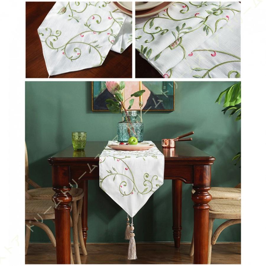 安いそれに目立つ テーブルランナー 北欧 モダン シンプル インテリア 結婚式 パーティー ホームデコレーション エレガント おしゃれ フラワー 花柄 プレースマット クロス 防汚 正規激安 Www Aqtsolutions Com