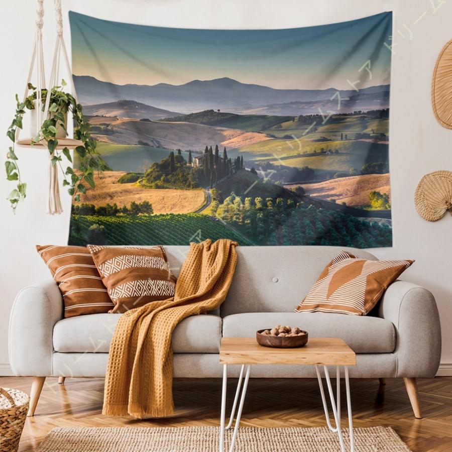 定番キャンバス タペストリー おしゃれ 風景 大判 大きい 部屋 飾り 飾り付け 季節 窓 ポスター テレワーク リモート ワーク 背景布 インテリア ファブリックポスター 壁 Supplystudies Com