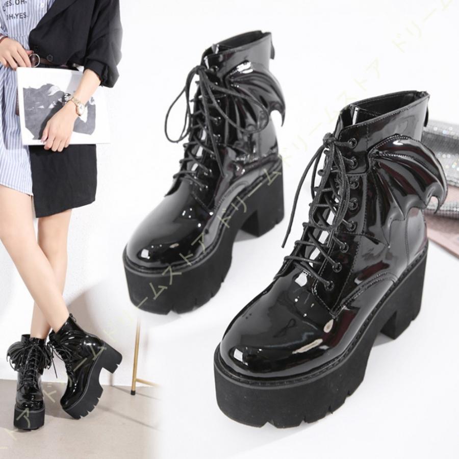 質店 レースアップブーツ 袴ブーツ 脚長 美脚ブーツ 歩きやすい レディース 黒 履きやすい かわいい 前厚 厚底 編み上げブーツ 卒業式 レディース靴 大きいサイズ オンライン直販店 Www Superavila Com