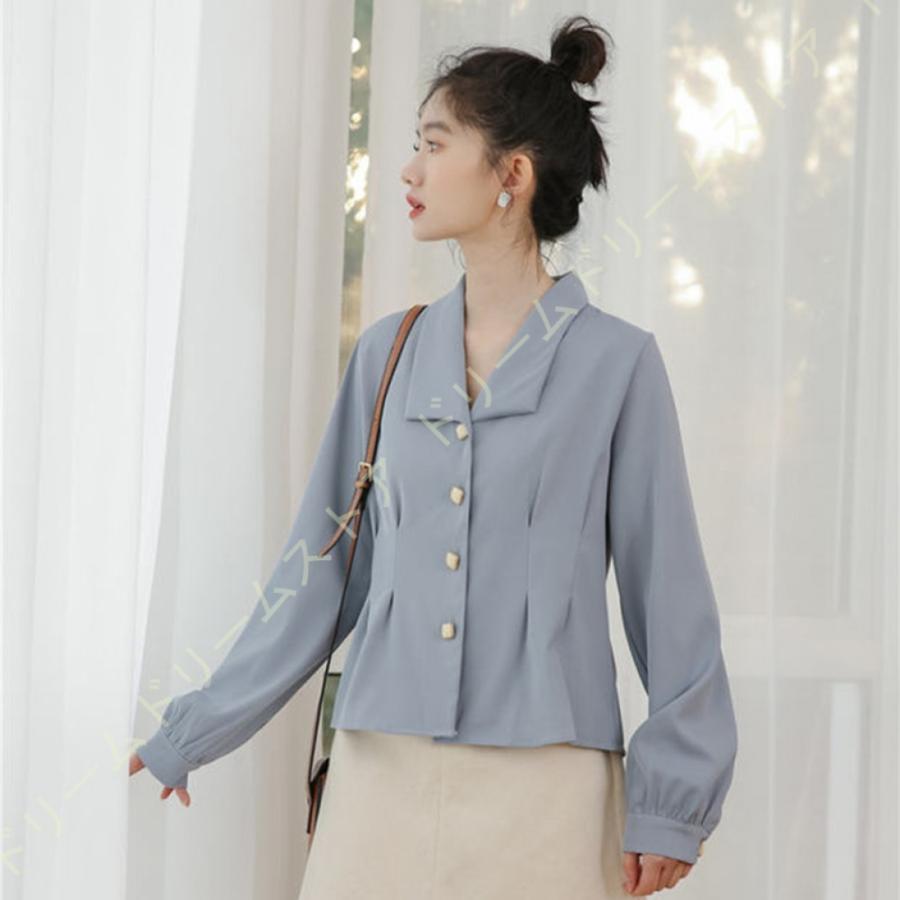 Vネック シャツ ブラウス パール付き Ol風 シフォン ブラウス 大きいサイズ ゆったり トップス 長袖 オールシーズン ルオーバー 着痩せ オフィス 通勤 通学 Paw9zaimsi レディースファッション Www Velver Hu