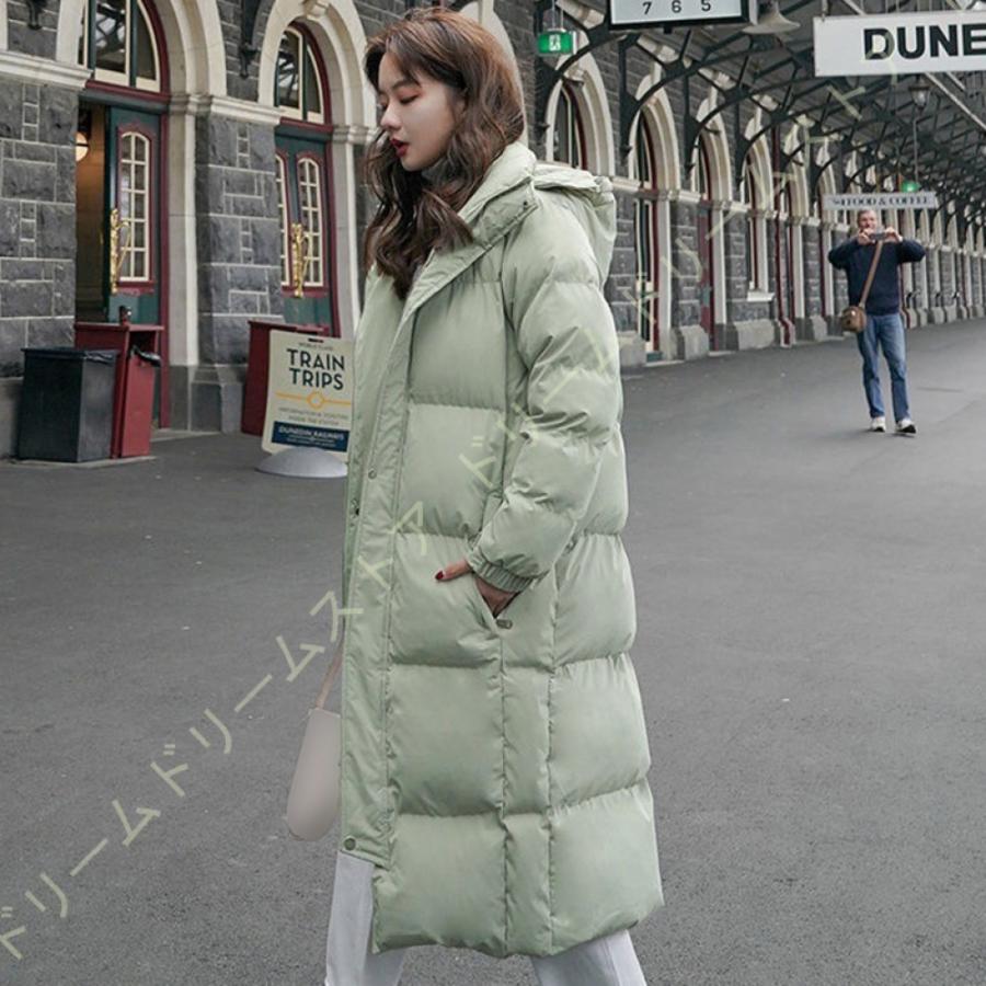 膝下 ベンチコート レディース 冬 可愛い フード付き ダウン 中綿コート アウター ロングコート ジャンパー ファッション 人気 ハイネック ボリューム 厚手 Wgwx48bggq ファッション Gradbound Com