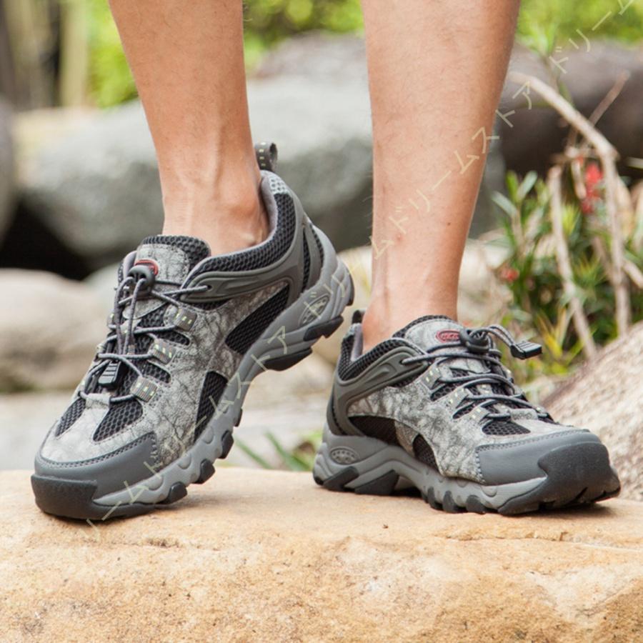 アウトレット激安 ウォーキングシューズ メンズ 登山靴 トレッキングシューズ 軽量 ハイキングシューズ ローシューズ アウトドアシューズ ジョギング 快適 屈曲性 メッシュ 純正販促 Www Superavila Com