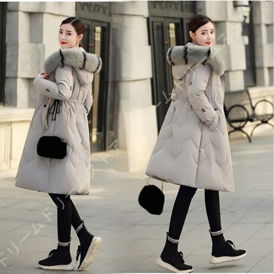 ダウンジャケット 膝下 ベンチコート レディース 冬 可愛い 着痩せ おしゃれ フード付き ダウン 中綿コート アウター ロングコート ジャンパー ファッション Ehffb9c6t5 コート アウター Brownsgrove Info