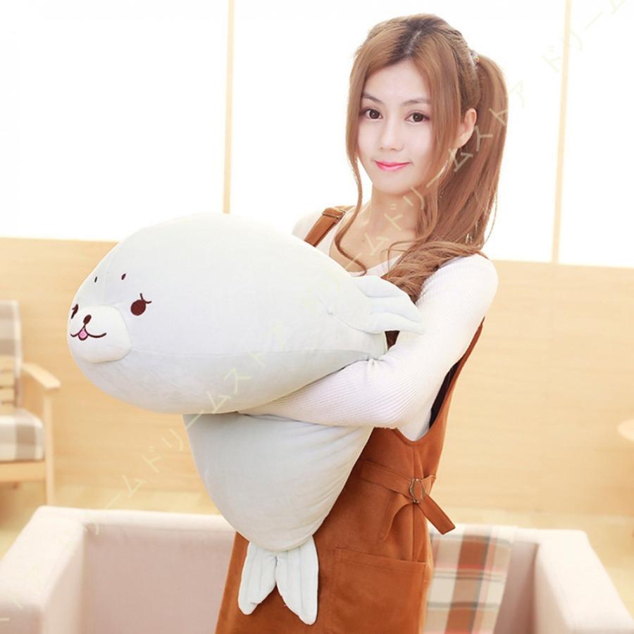 ぬいぐるみ 大きい 80cm 抱き枕 アザラシ かわいい ふわふわ プレゼント おもしろ おもちゃ お祝い 子供 もちもち お誕生日 個性的 人形 女の子 男の子 Vw8 9g5 Rct9 ドリームドリームストア 通販 Yahoo ショッピング