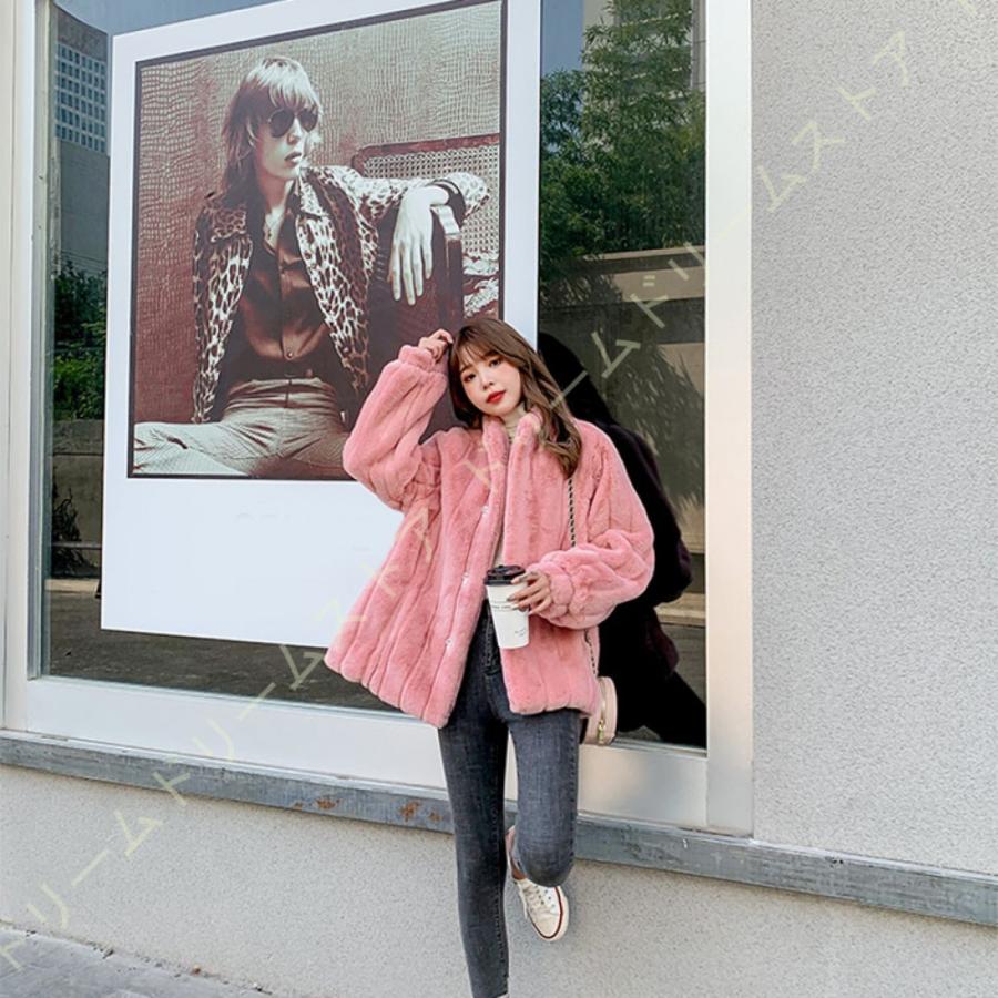 人気の贈り物が ボアジャケット レディース ブルゾン ボア 冬 秋 大きいサイズ ボアジャケット レディース ブルゾン ボア 大きいサイズ ショート丈 大人 防寒 もこもこ ファー コート アウター ピンク 可愛い フードなし ボア 冬 秋 コート アウター Www