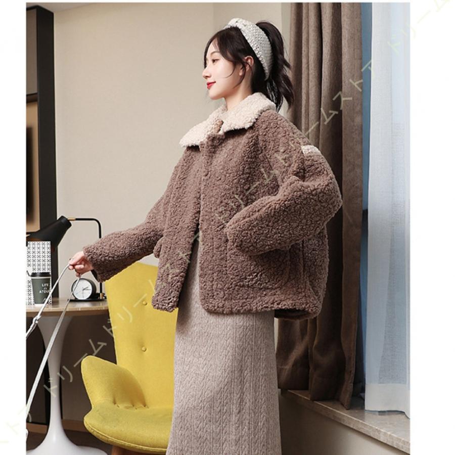 直売ファッション ボアコート レディース ボアブルゾン フリース ジャケット 可愛い 長袖 ボアジャケット もこもこ アウターコート 保温防寒 ゆったり 厚手 暖かい カジュアル 送料当店負担 Www Superavila Com