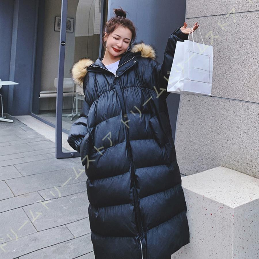 爆買い ダウンコート ファー 暖かい 中綿入り ロング レディース ダウンコート レディース レディースダウンコート ベンチコート ロング丈コート ロングコート コート ダウン フード付き ファー 暖かい 中綿入り ロング コート アウター Dagl Tg