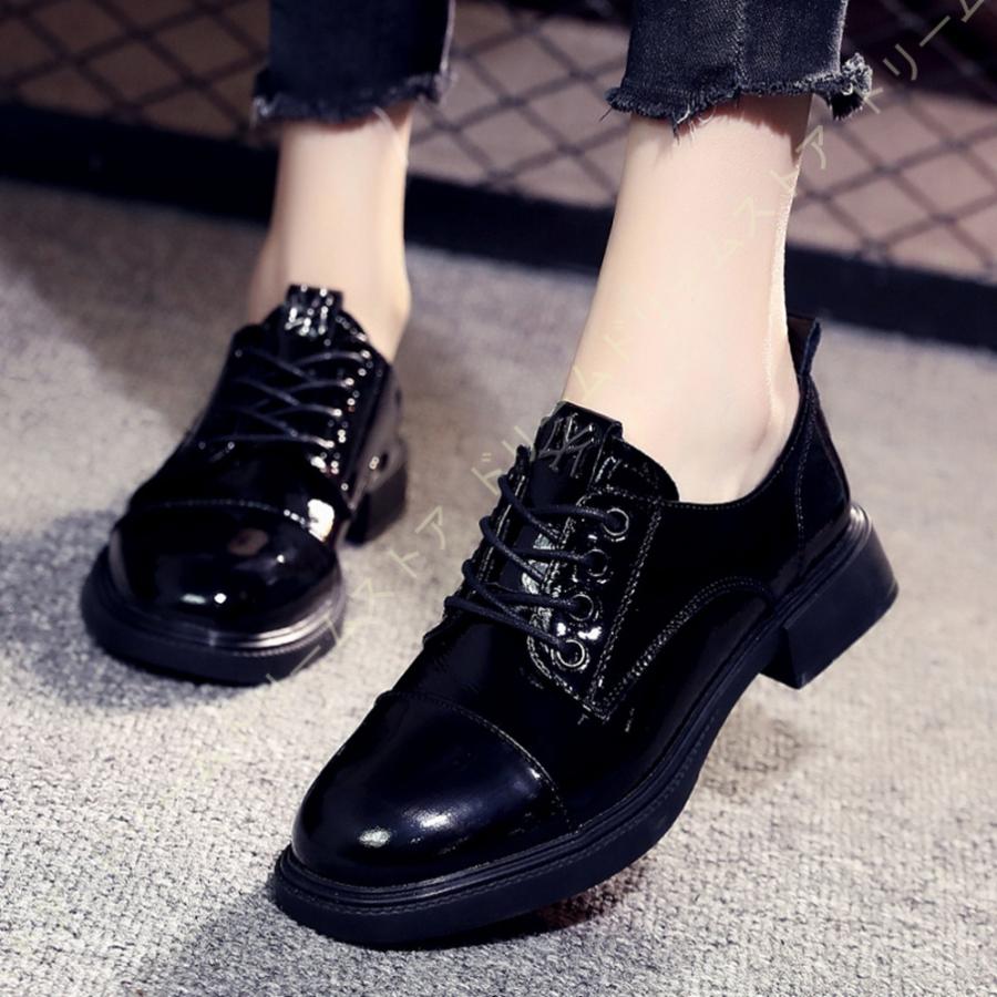 冬バーゲン 特別送料無料 レディース おじ靴 マニッシュ エナメル 厚底 女性用 マニッシュシューズ 疲れにくい 歩きやすい 女子 学生 プラットフォーム オックスフォード レースアップ エナメル レディース おじ靴 マニッシュ レースアップ シューズ Smssvg Org