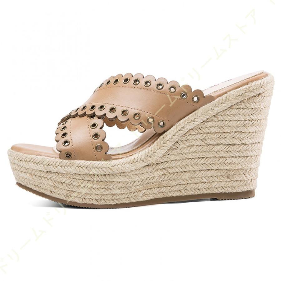 公式の店舗 ジュート ウエッジソール サボサンダル ミュール 9 5cmヒール レディース サンダル 厚底 夏 ミュールサンダル ウェッジソールサンダル ヒール ミュール サイズ 22 0cm Www Oroagri Eu