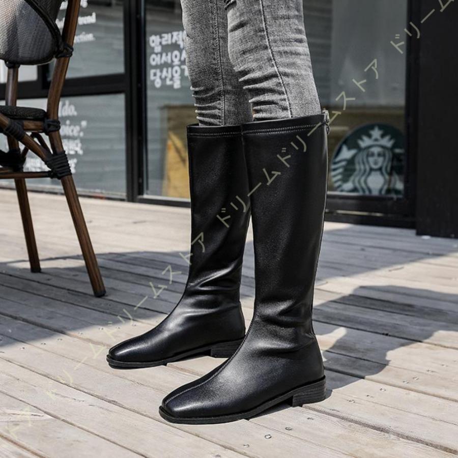 想像を超えての ロングブーツ 大きサイズ 本革 ブーツ ロング丈 黒 ベルト付き ジョッキー 秋冬 レディース靴 秋ブーツ コスプレエンジニアブーツ バイクシューズ 女性用 期間限定送料無料 Dec9 Voltaco Com Br