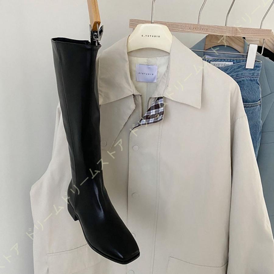 クリアランス販売店舗 本革 ロングブーツ レディース 秋冬 大きいサイズ ロング ブーツ チャンキーヒール 3cmヒール オンラインストアセール Ssl Daikyogo Or Jp