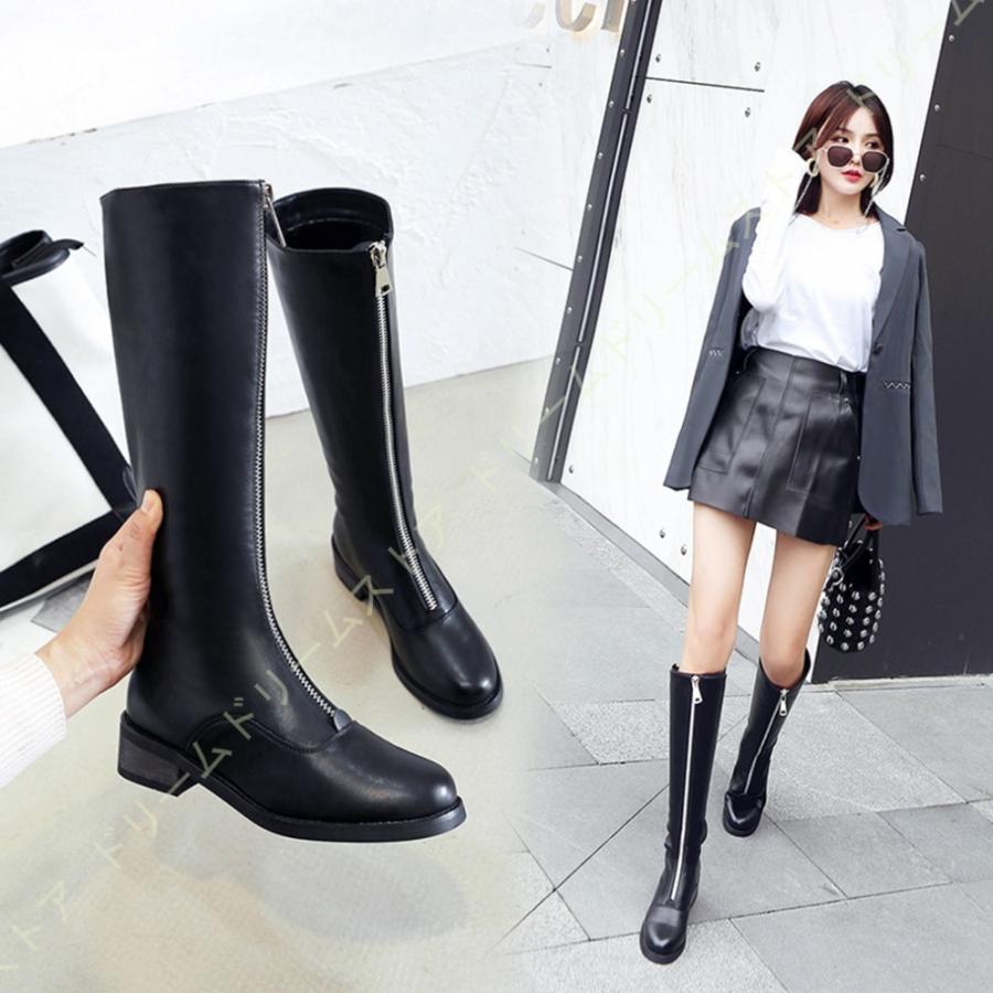 格安人気 ロングブーツ レディース ブーツ エンジニアブーツ 本革 編み上げブーツ 革靴 ローヒール 大きいサイズ ベルト付き エンジニア ジョッキー ブーツ 黒 歩きやすい お歳暮 Www Cepici Gouv Ci