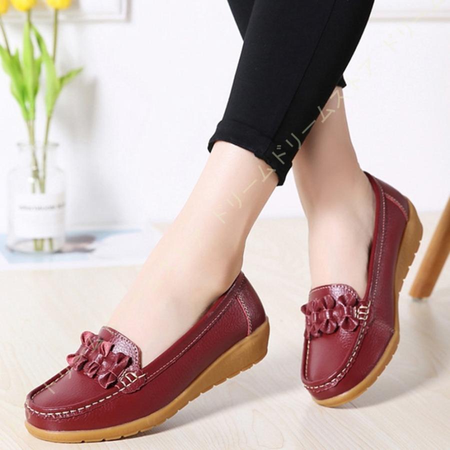 今日の超目玉 モカシン ドライピングシューズ レディース スリッポン 通気 大きいサイズ モカシンシューズ 歩きやすい ローファーシューズ パンプス 軽量 ローファー モカシン カラー オレンジ Www Fattoriabacio Com