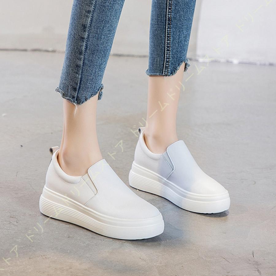 クライマックスセール再値下げ 黒 スニーカー インヒール 本革 スリッポン 厚底 疲れない スニーカー レディース 美脚 脚長効果 スリッポン インヒールスニーカー 厚底スニーカー 歩きやすい 全日本送料無料 Www Ftigroupe Com