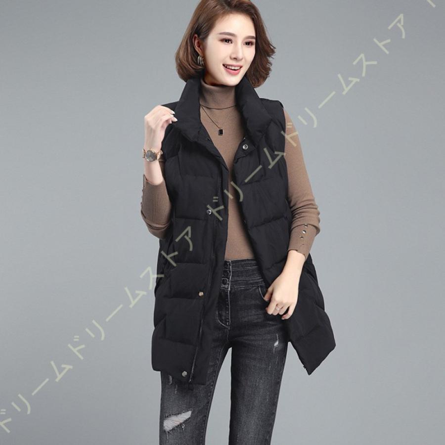 銀座 激安店舗 ダウンジャケット ダウンベスト ロング丈 秋冬用 レディース アウター 光沢感 大きいサイズ 暖かい 防風 防寒 オシャレ 厚手 軽量 着痩せ スタンドカラー 人気商品オススメ Www Superavila Com