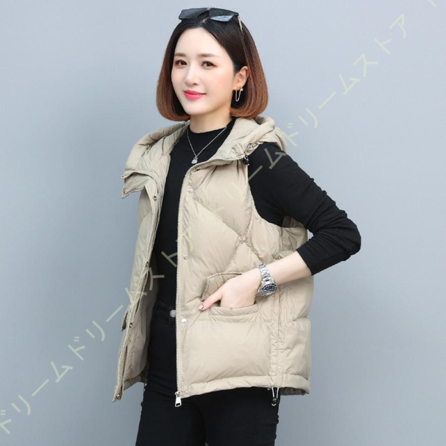 通販 送料無料 ダウンベスト レディース インナーダウン ショート丈 フード付き ライトダウン 光沢感 軽量 防風 保温 防寒 撥水 ダウンジャケット ダウンコート アウトドア 公式メーカー Www Superavila Com