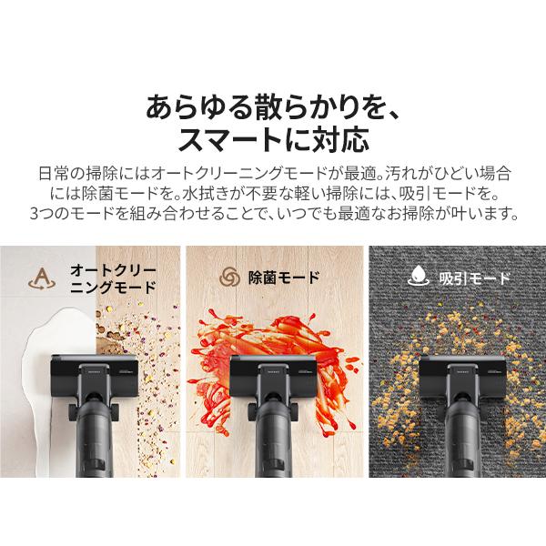 dreame (ドリーミー) H12S 水拭き掃除機 吸引＆水拭き2in1 ブラシ自動