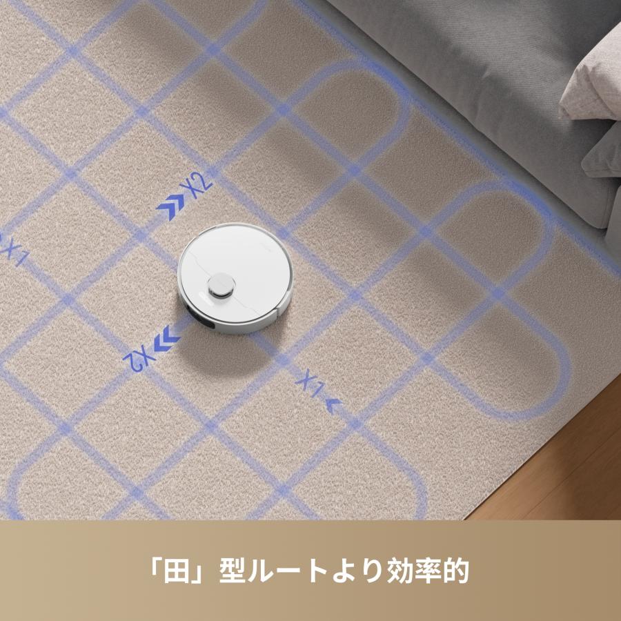 dreame MOVA S10 Plus ロボット掃除機 水拭き両用 強力吸引 7000PA 90