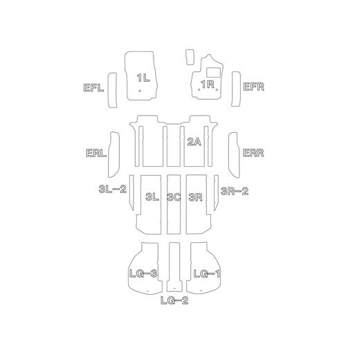 注目 アルファード フロアマット 30系 H27/2-H29/12 カスタムマット 1台分 Clazzio(クラッツィオ) ET-1514-Y101