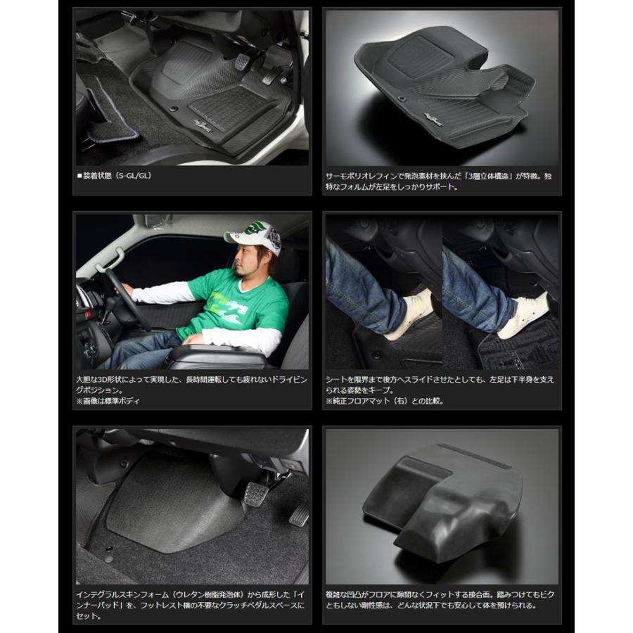 GENB（玄武） ハイエース 3Dフロアマット 200系 ワイドボディ 