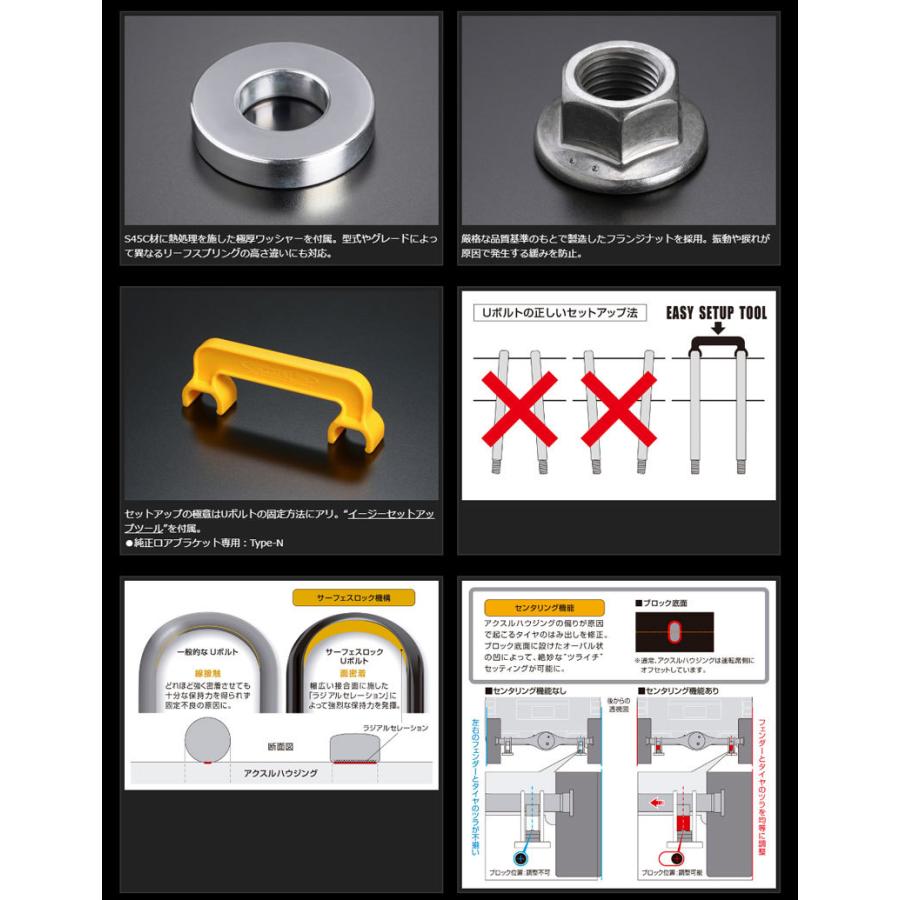 GENB（玄武） ハイエース ダウンブロック 200系 ハイトダウンブロック