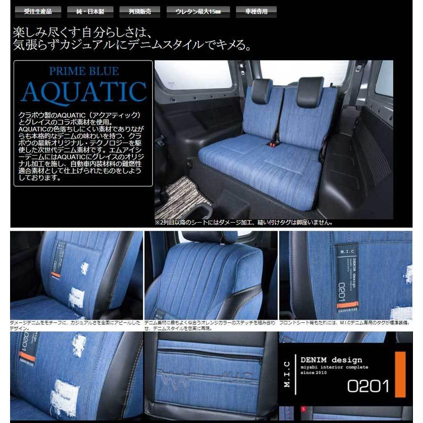 タフト シートカバー LA900S LA910S R02/06-R03/01 MICデニム grace