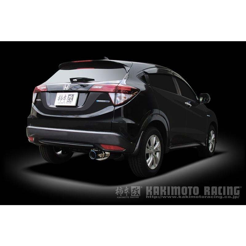 柿本改 ヴェゼルハイブリッド マフラー RU3 2013/12-2020/08 Class KR
