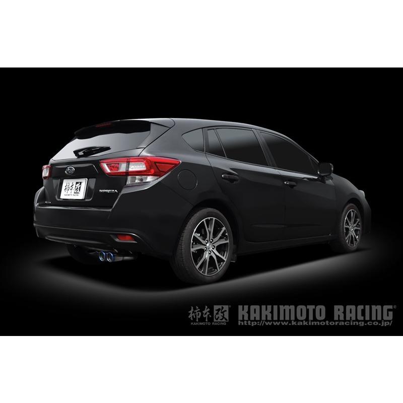 柿本改 インプレッサスポーツ マフラー GT2 2016/10-2020/10 Class KR